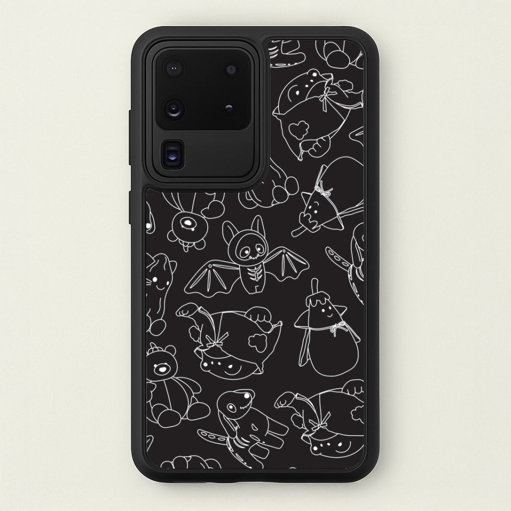 Halloween Plushies Pattern II - Halloween Galaxy S20 Ultra Case