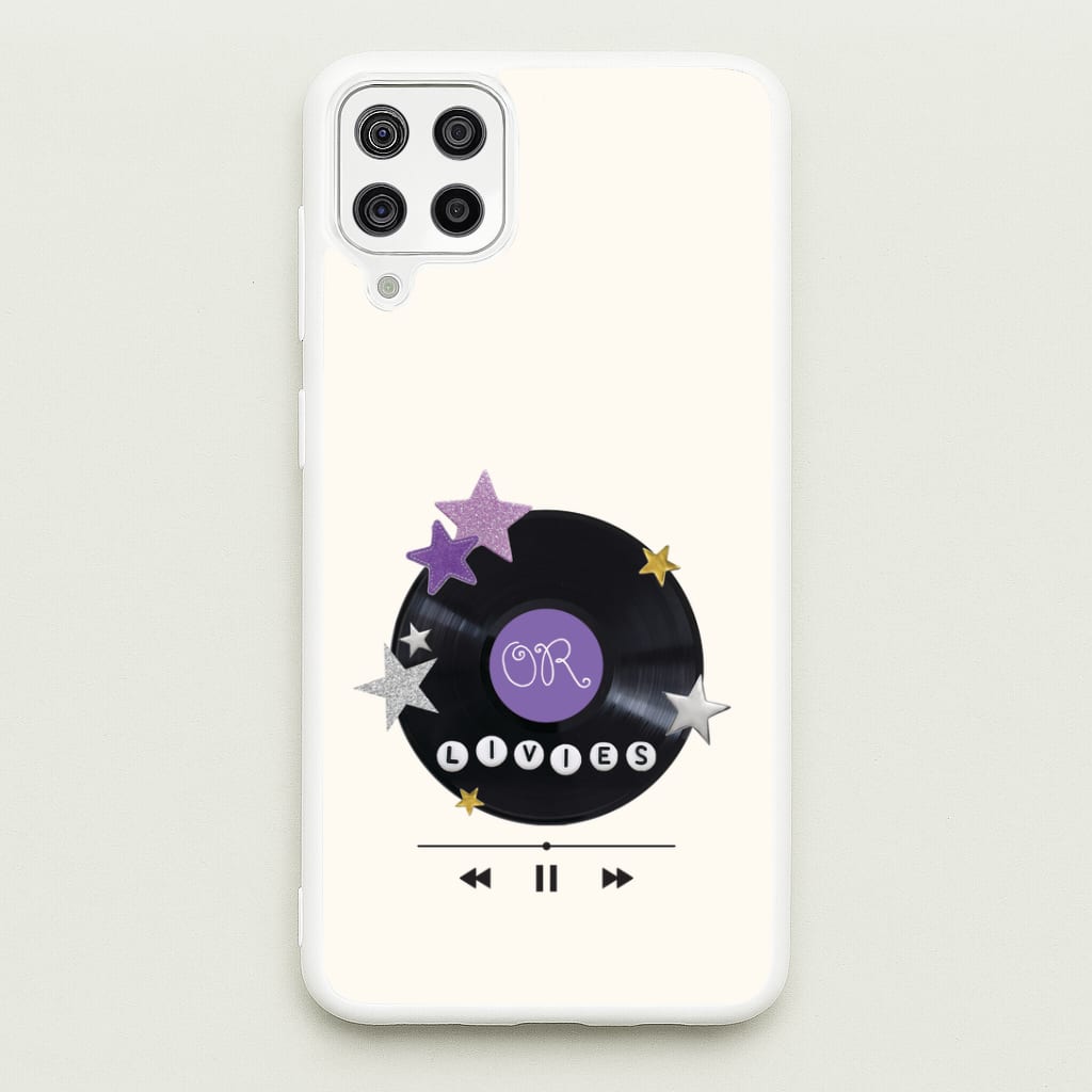 Amethyst Vinyl Scrapbook Galaxy A12 Case