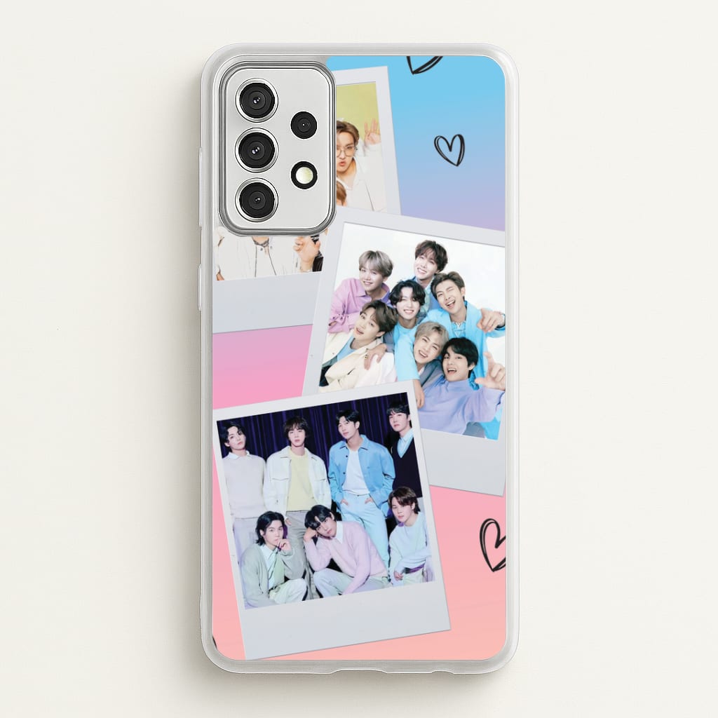 K-Pop Band Polaroid Collage Galaxy A52 / A52s Case