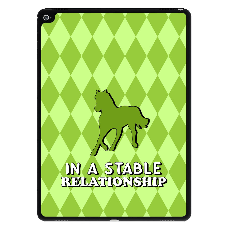 In A Stable Relationship - Horses iPad Case