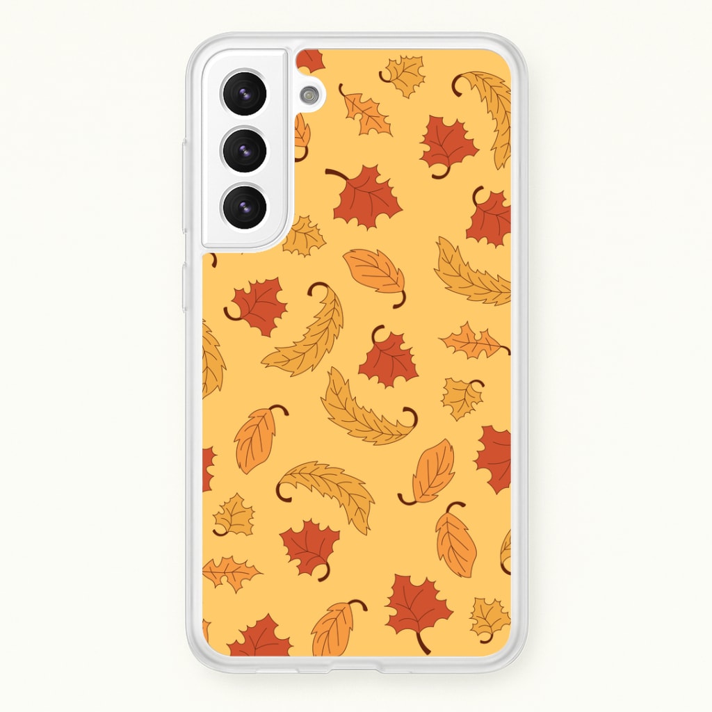 Leaves Assortment Pattern Galaxy S21FE Case