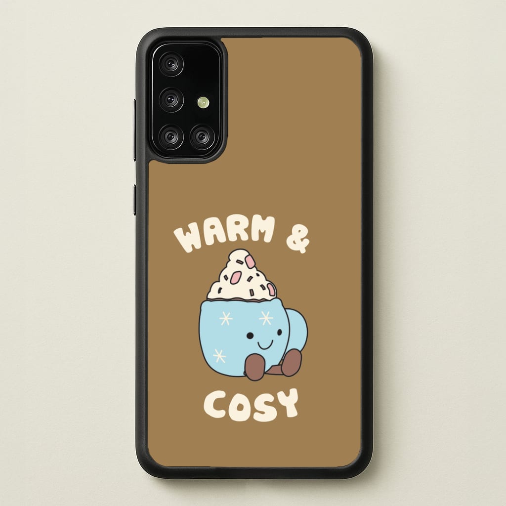 Hot Cocoa Plush Quote Galaxy A71 Case