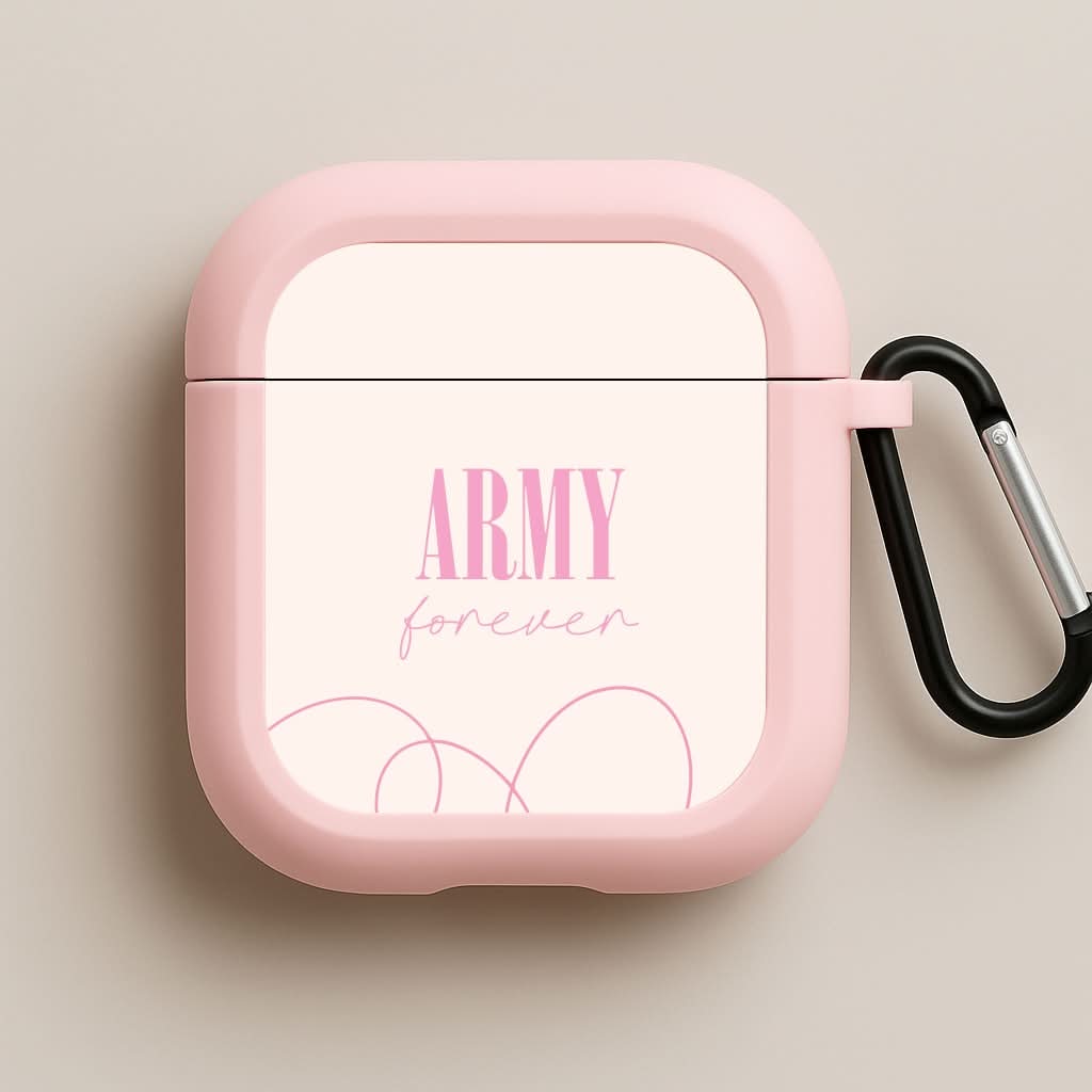 Army Forever Pink Pink AirPods Case