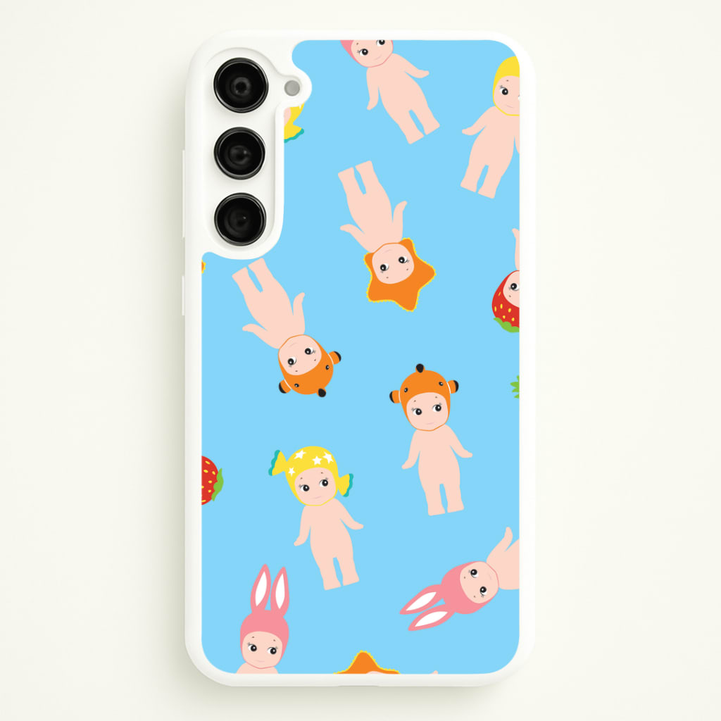 Angels Pattern Galaxy S23 Plus Case