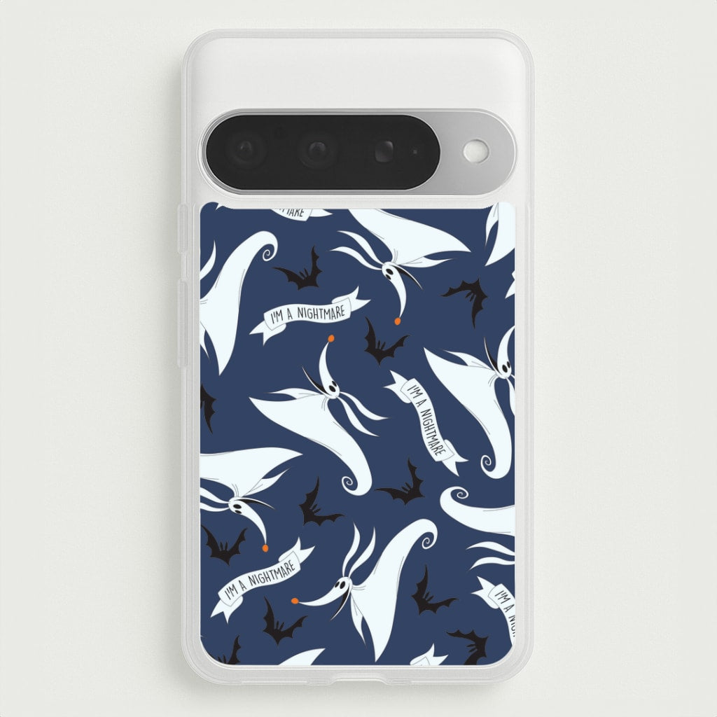 Skeleton Dog And Bats Pattern Google Pixel 10 Pro XL Case