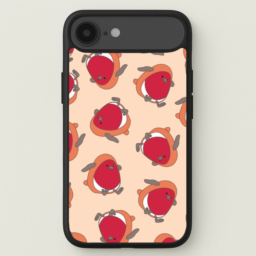 Christmas Robin Plush Pattern iPhone 17 Air Case