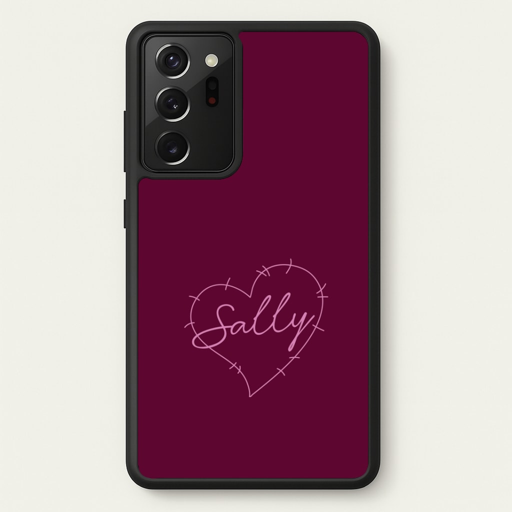 Stitched Heart Sally Galaxy Note 20 Ultra Case