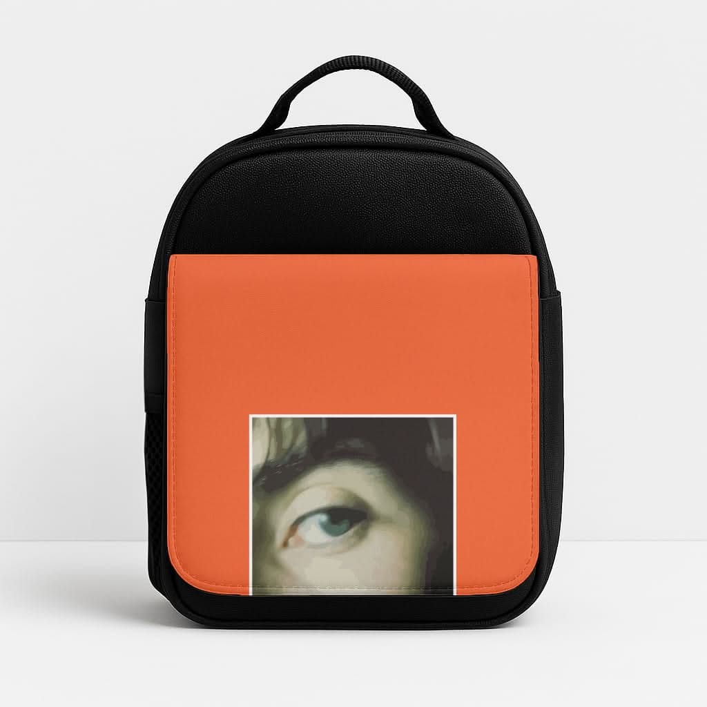 What's The Story Orange Insulated Lunch Bag