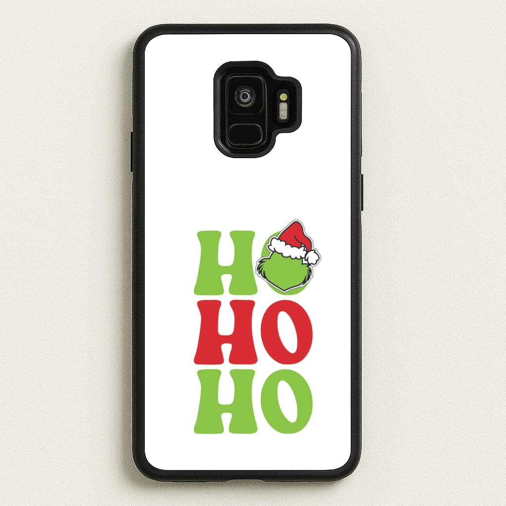 Green Ho Ho Ho Galaxy S9 Case