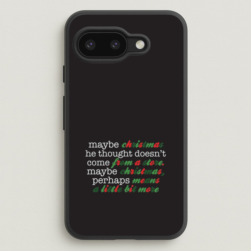 Green Creature Quote Google Pixel 9a Case