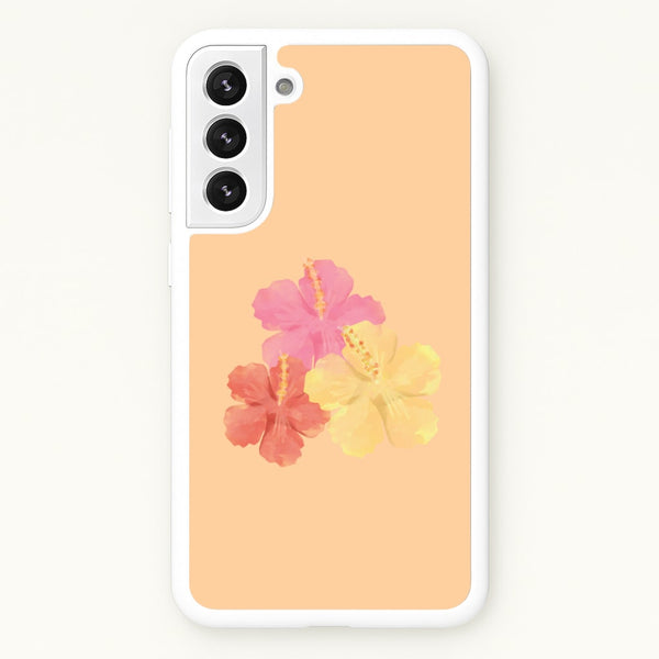 Hibiscus Sunset Galaxy S21 Plus Case