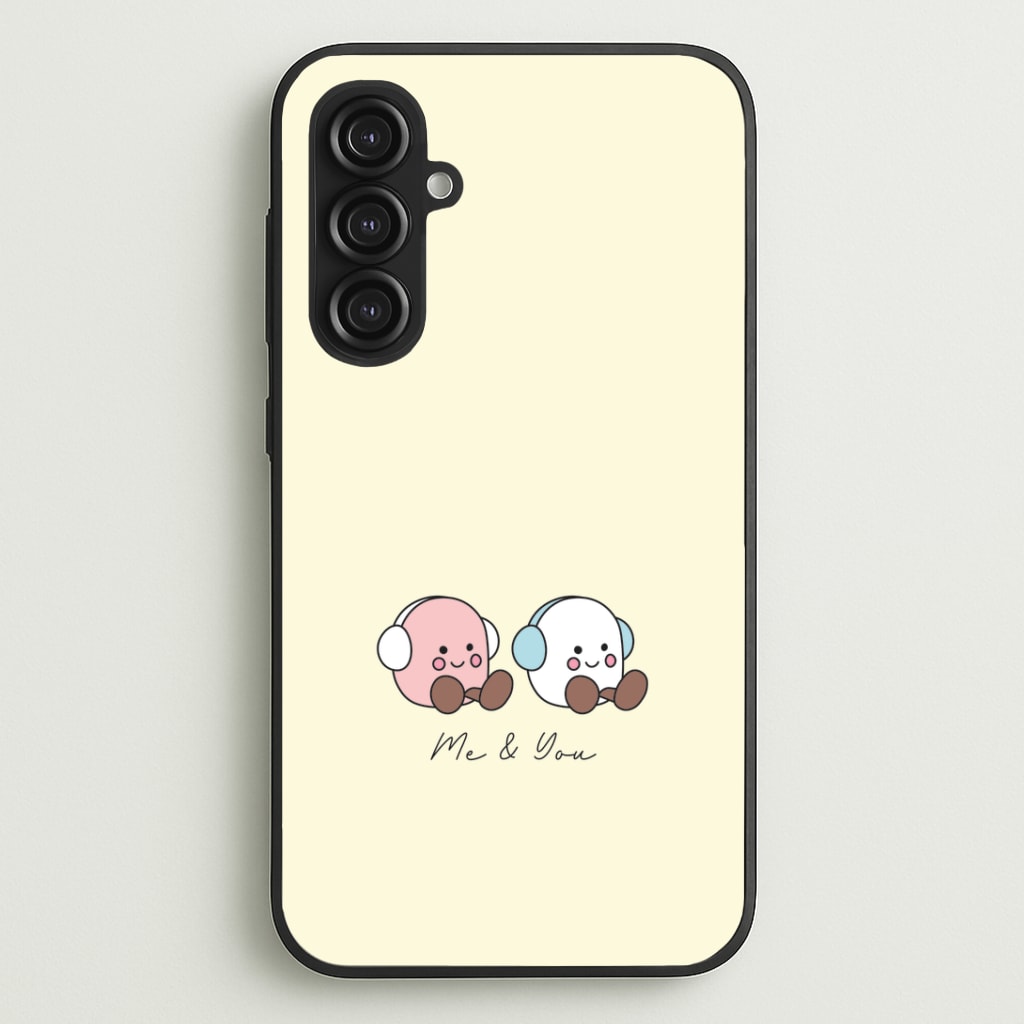 Cute Christmas Marshmellow Plushies Galaxy S23FE Case
