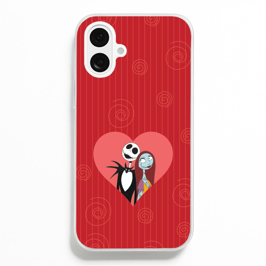 J And S Heart iPhone 16 Plus Case