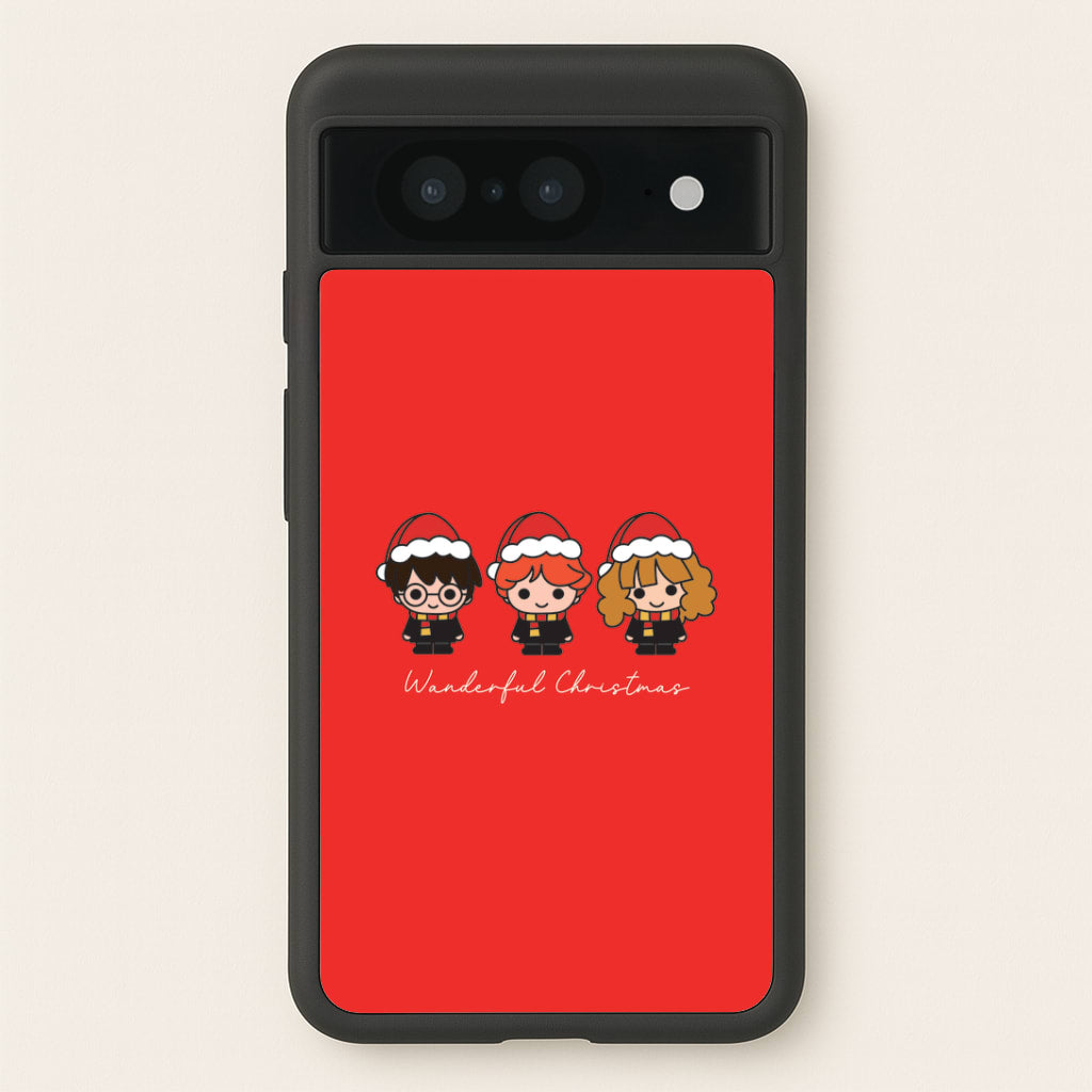 Wizards With Christmas Hats Google Pixel 8 Case