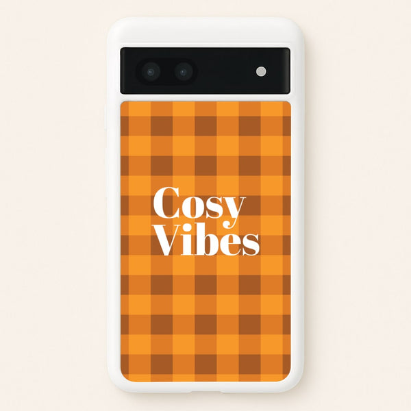 Checkered Cosy Vibes Google Pixel 6a Case