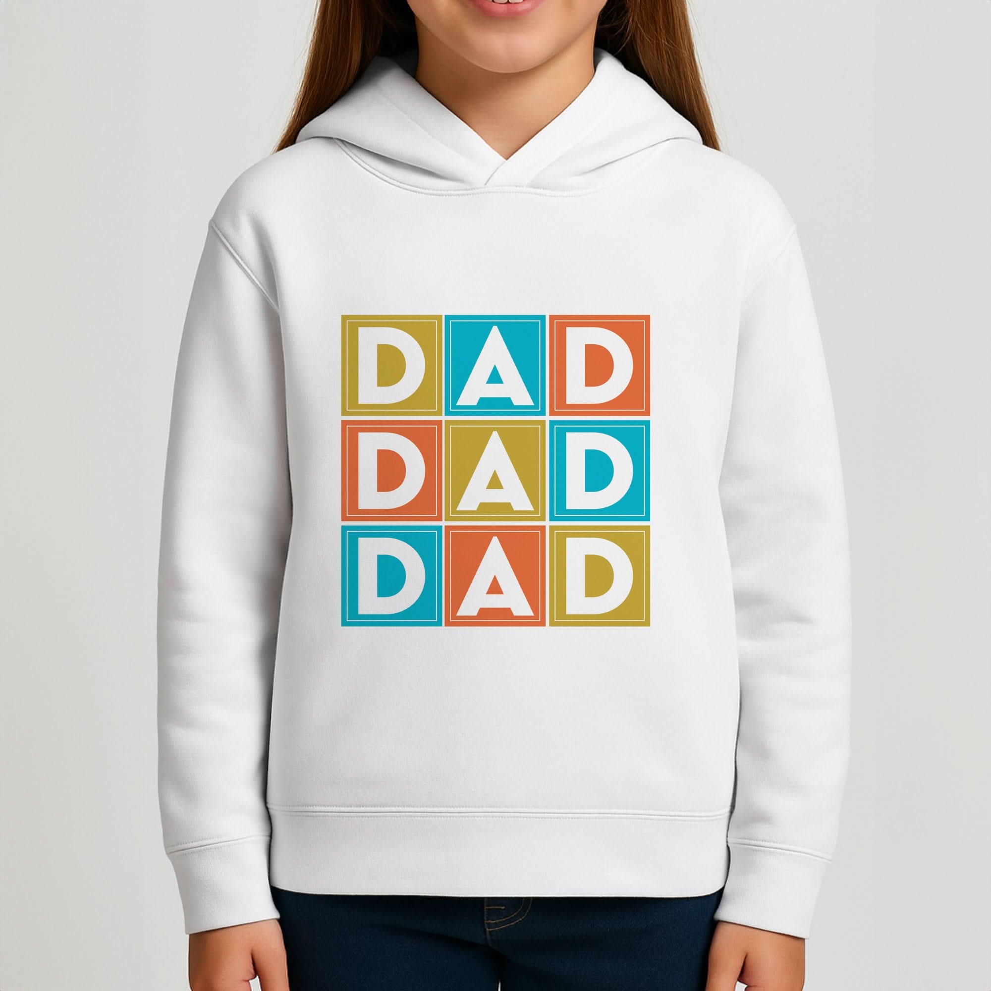 Dad Cubes Girls Hoodie