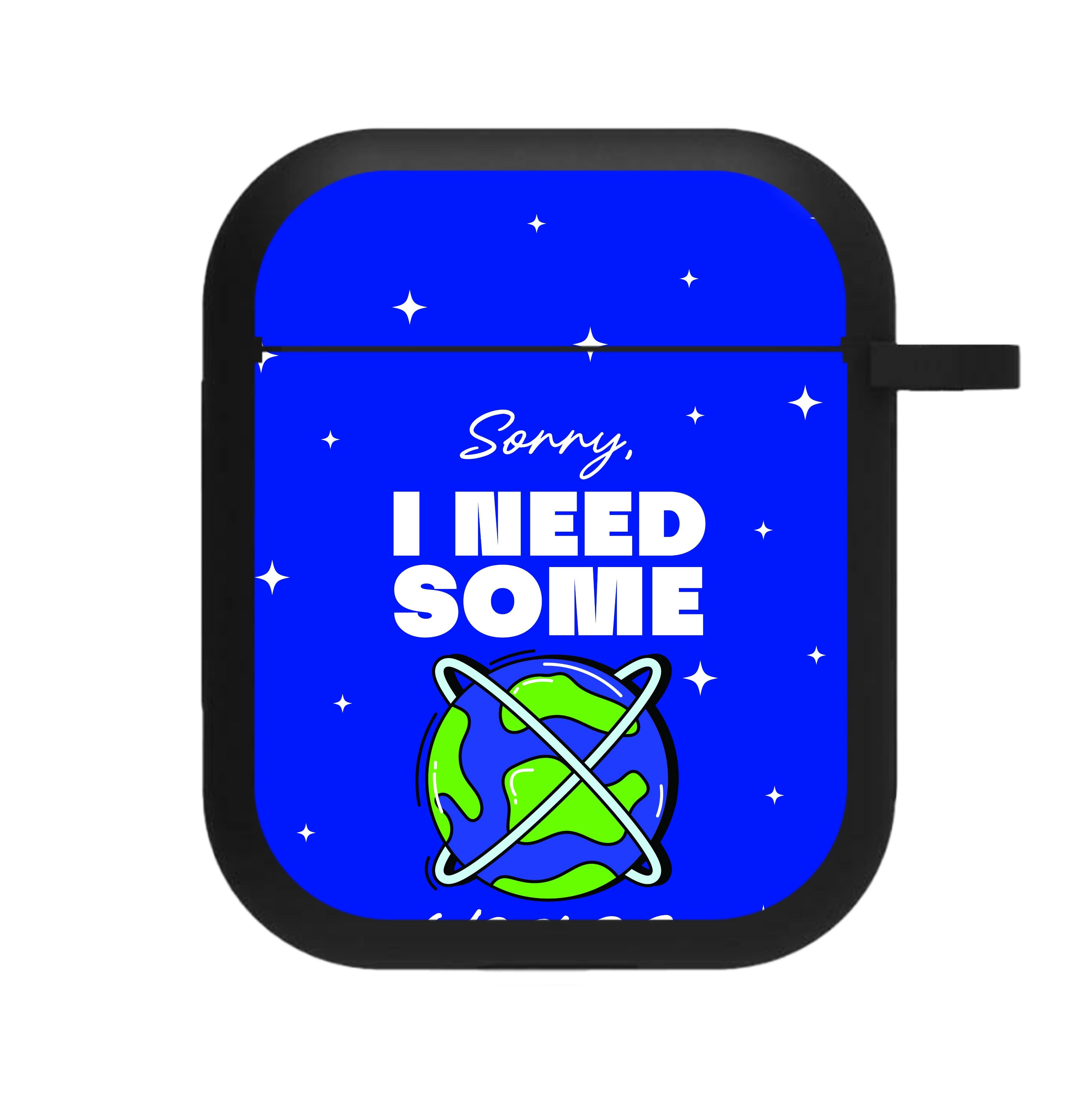 Cartoon I Need Some Space AirPods Case