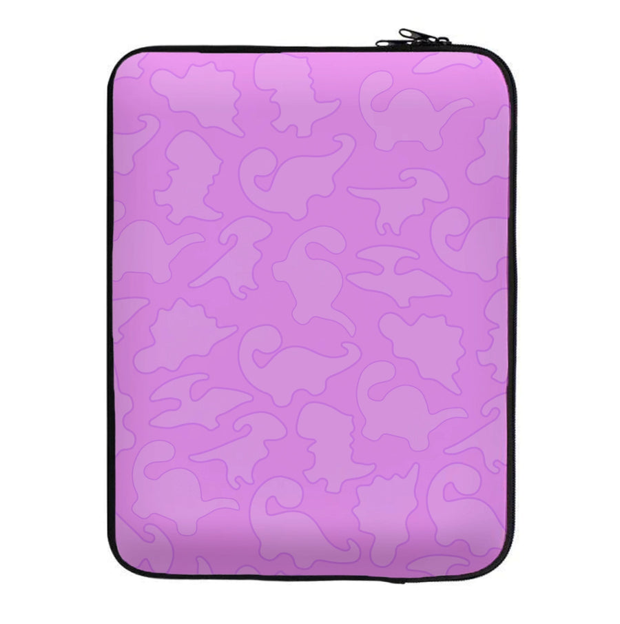 Pink Pattern - Dinosaurs Laptop Sleeve