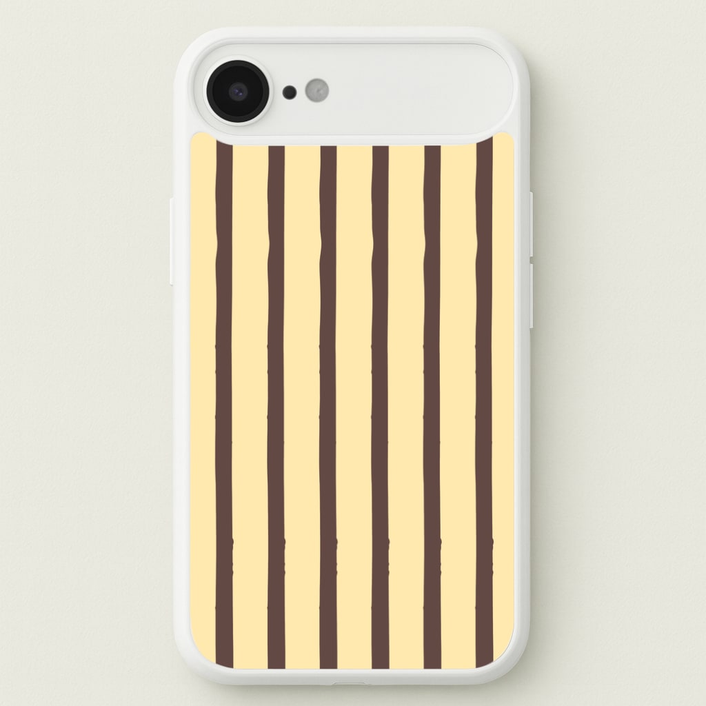 Vanilla & Chocolate Stripes iPhone 17 Air Case