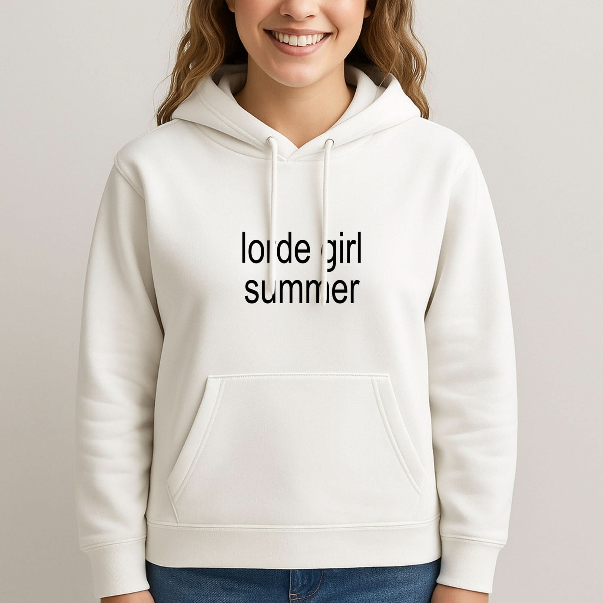 Lorde Girl Summer Womans Hooded Sweatshirt