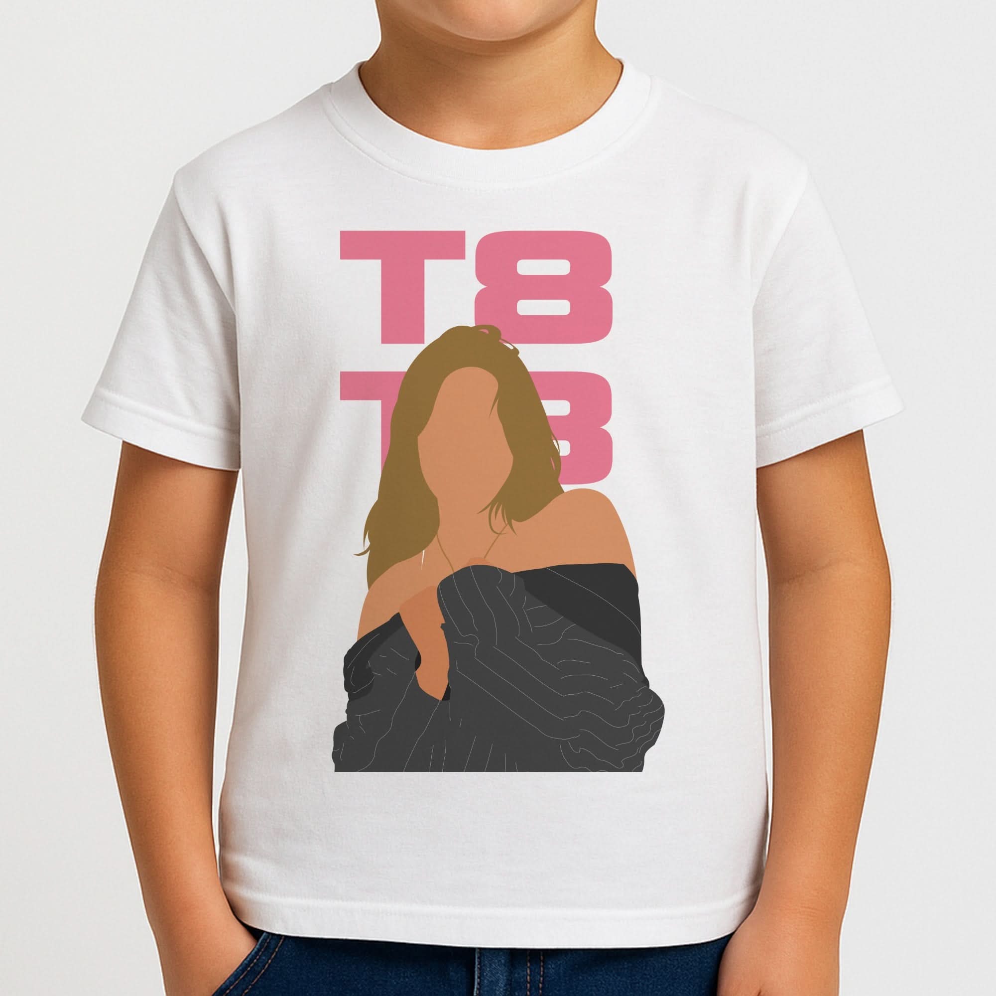 T8 Pink Boys T-Shirt
