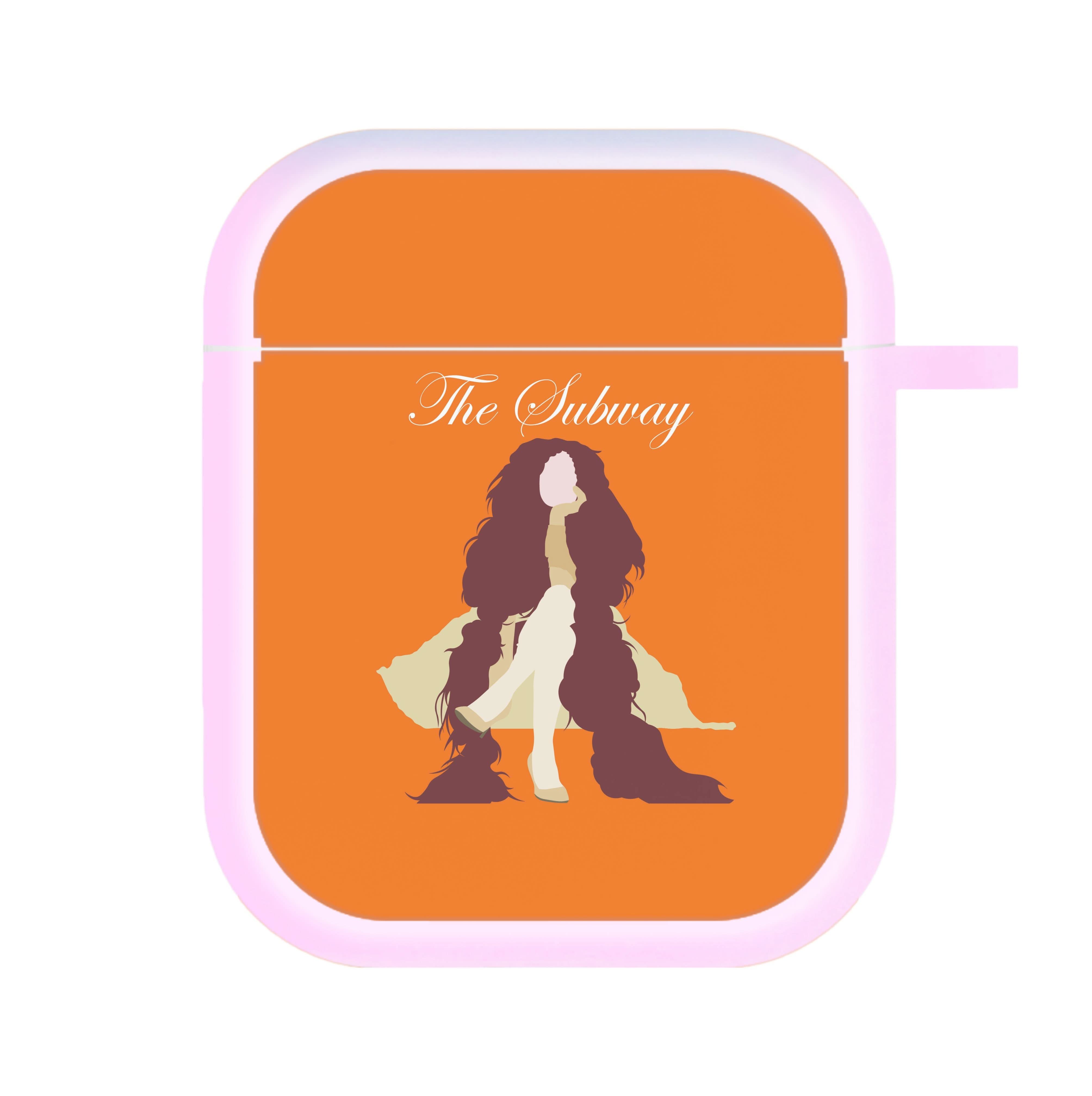 Subway Orange AirPods Case