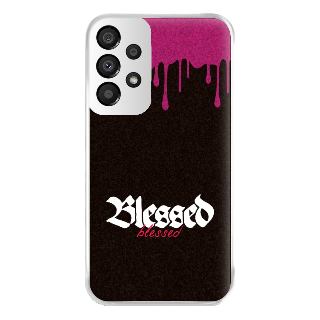 Glitter Blessed Galaxy A33 Case