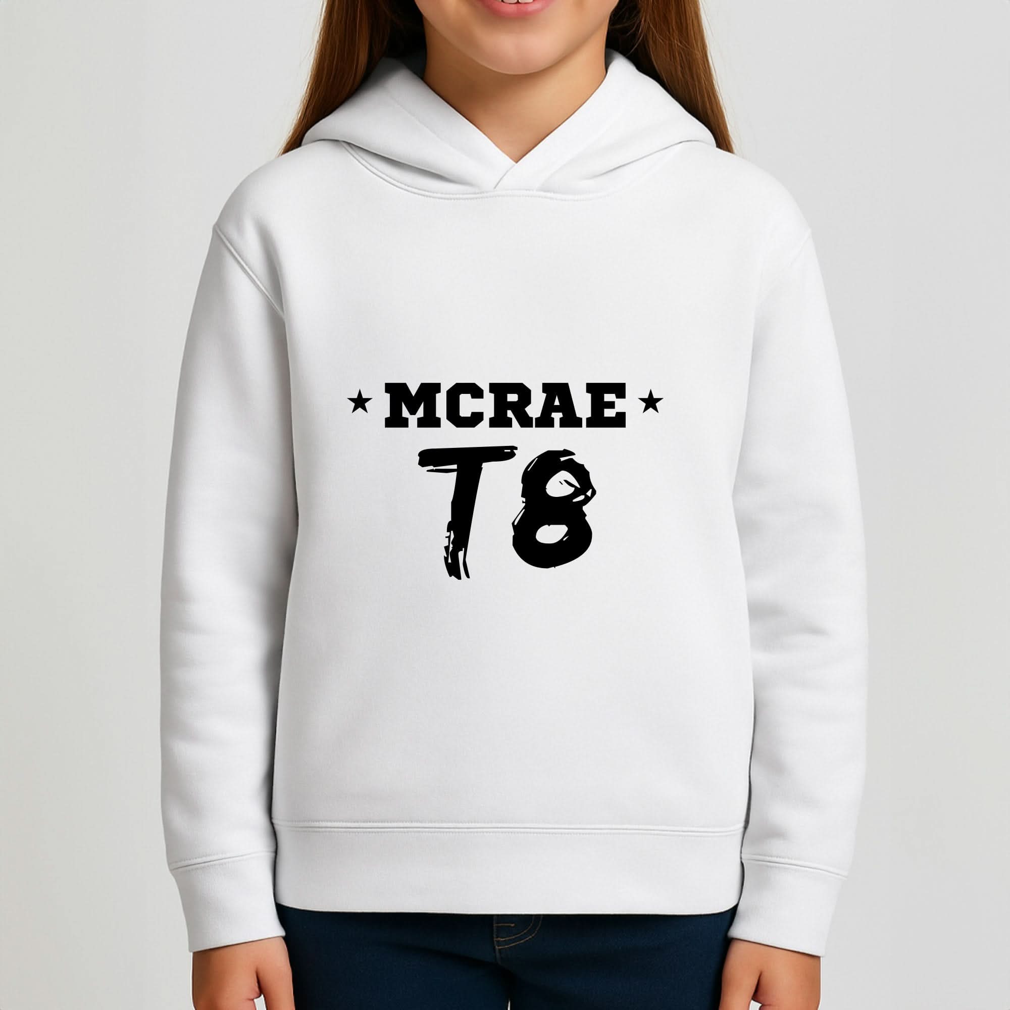 Pink T8 Sports Girls Hoodie