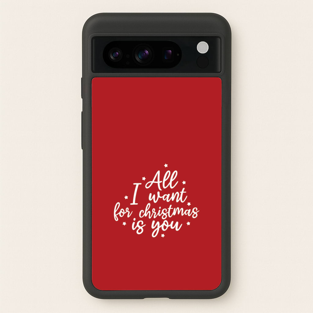 All I Want For Christmas Is You Stars Google Pixel 8 Pro Case