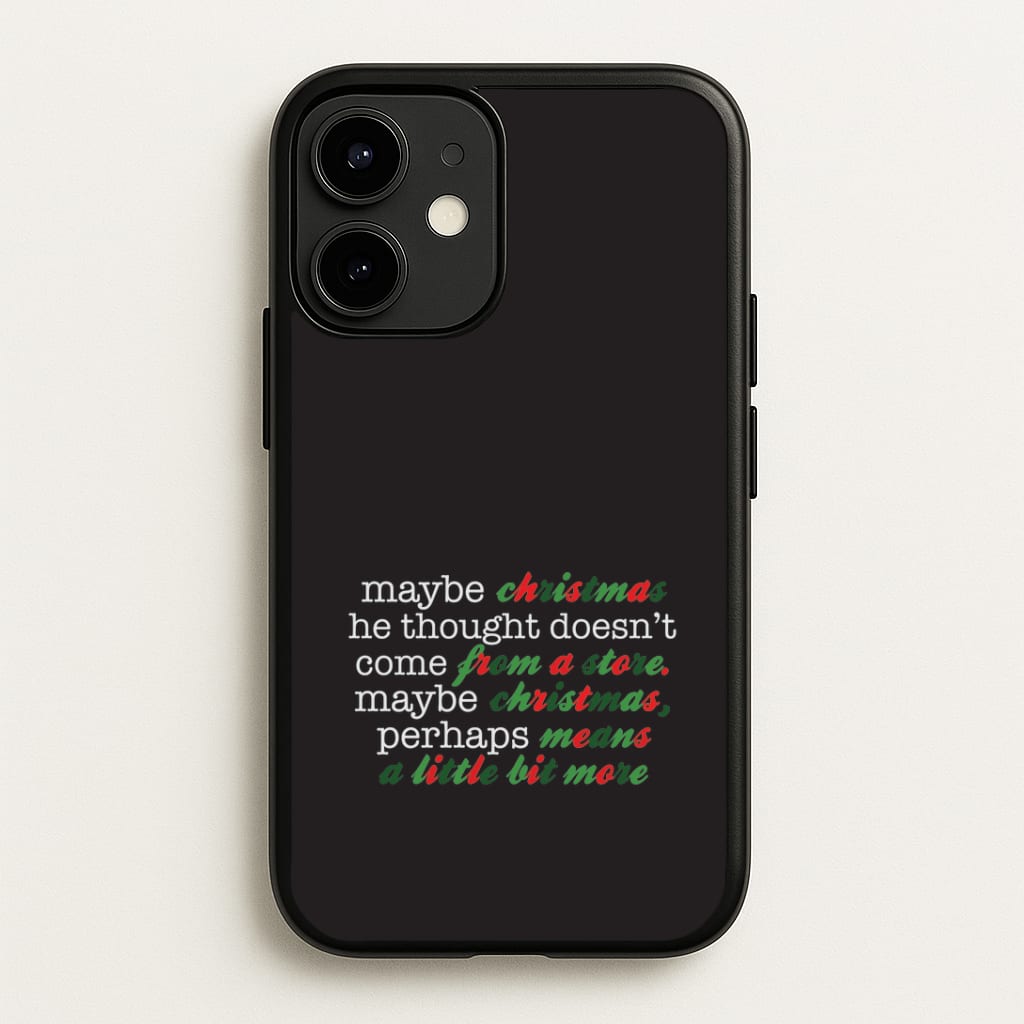 Green Creature Quote iPhone 12 Mini Case