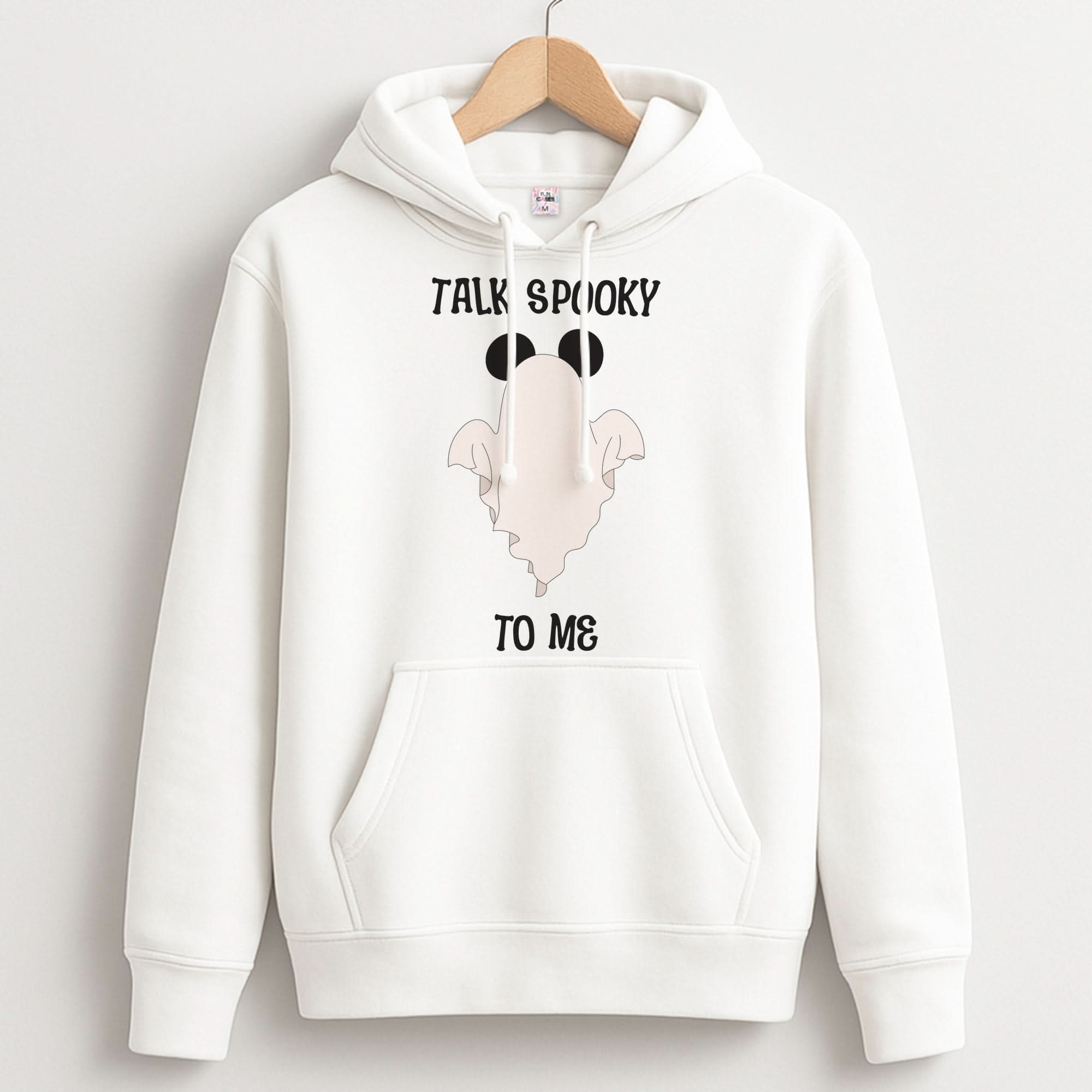 Talk Spooky To Me Mouse Ghost Unisex Hoodie