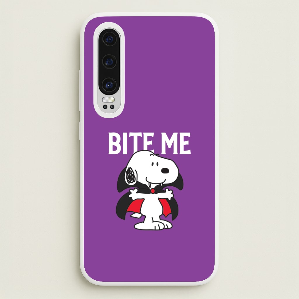 Bite Me Cartoon Beagle Huawei P30 Case