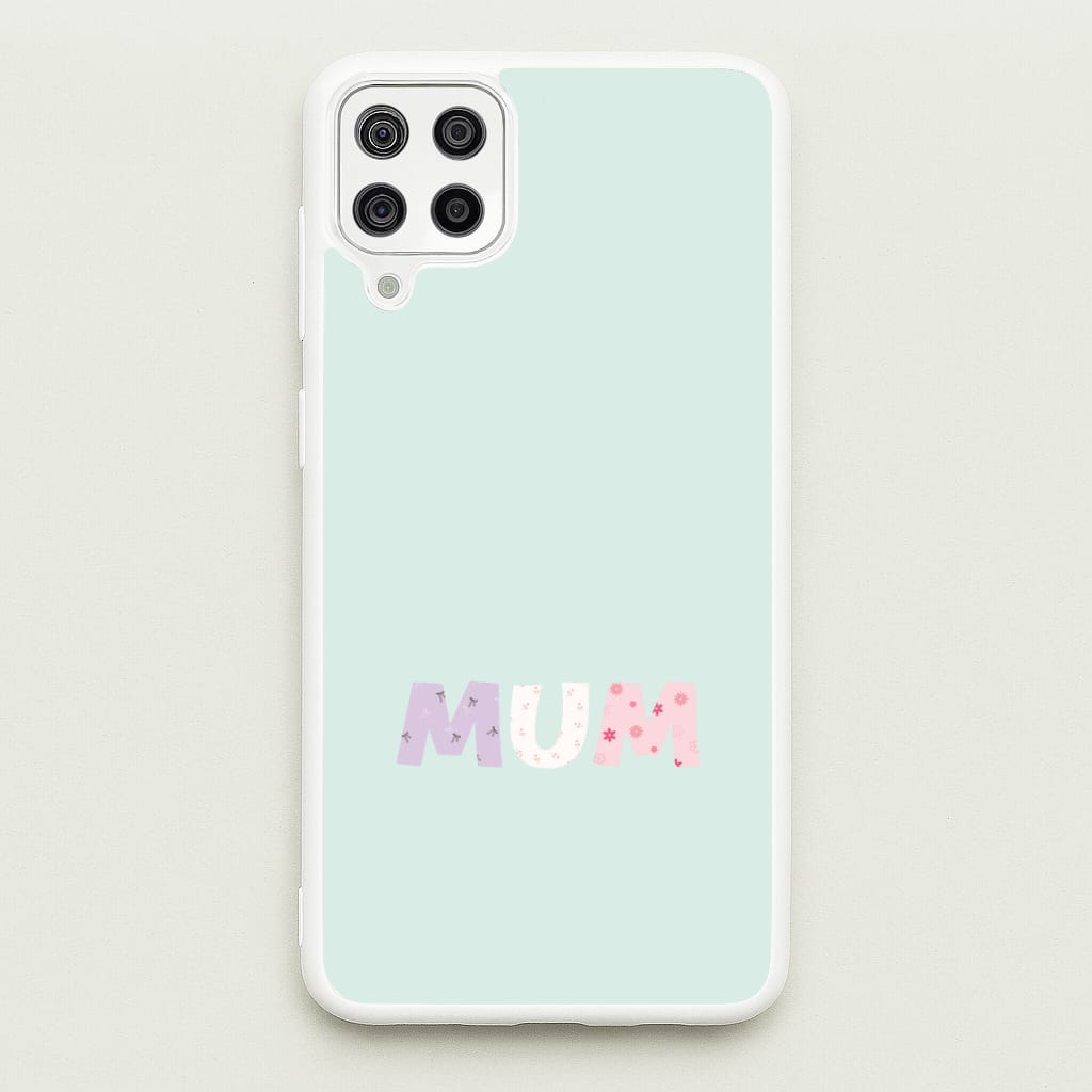 Mum Patchwork Galaxy A12 Case