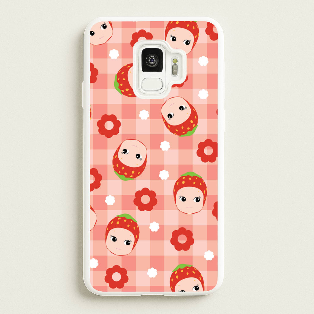 Strawberry Angel Pattern Galaxy S9 Case