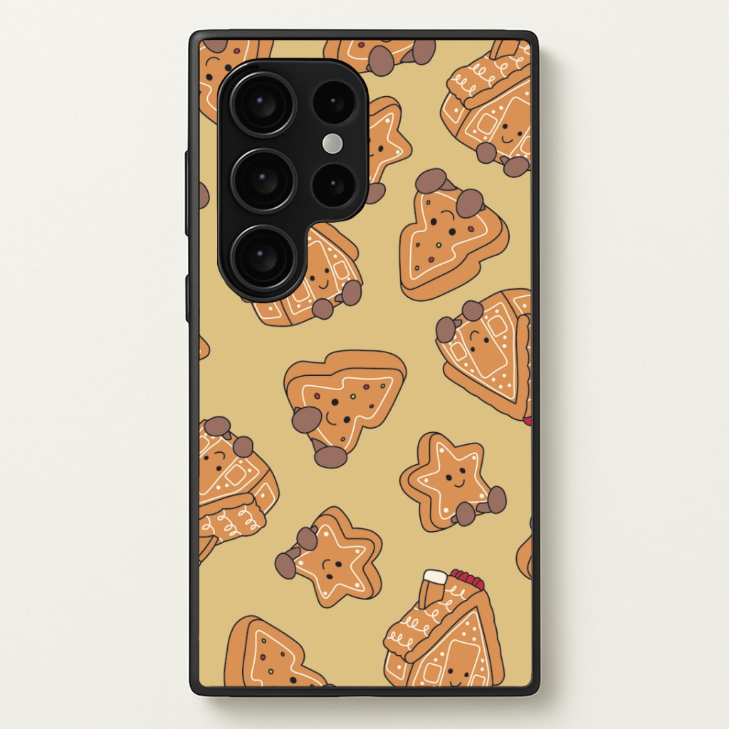Gingerbread Plushies Pattern Galaxy S24 Ultra Case