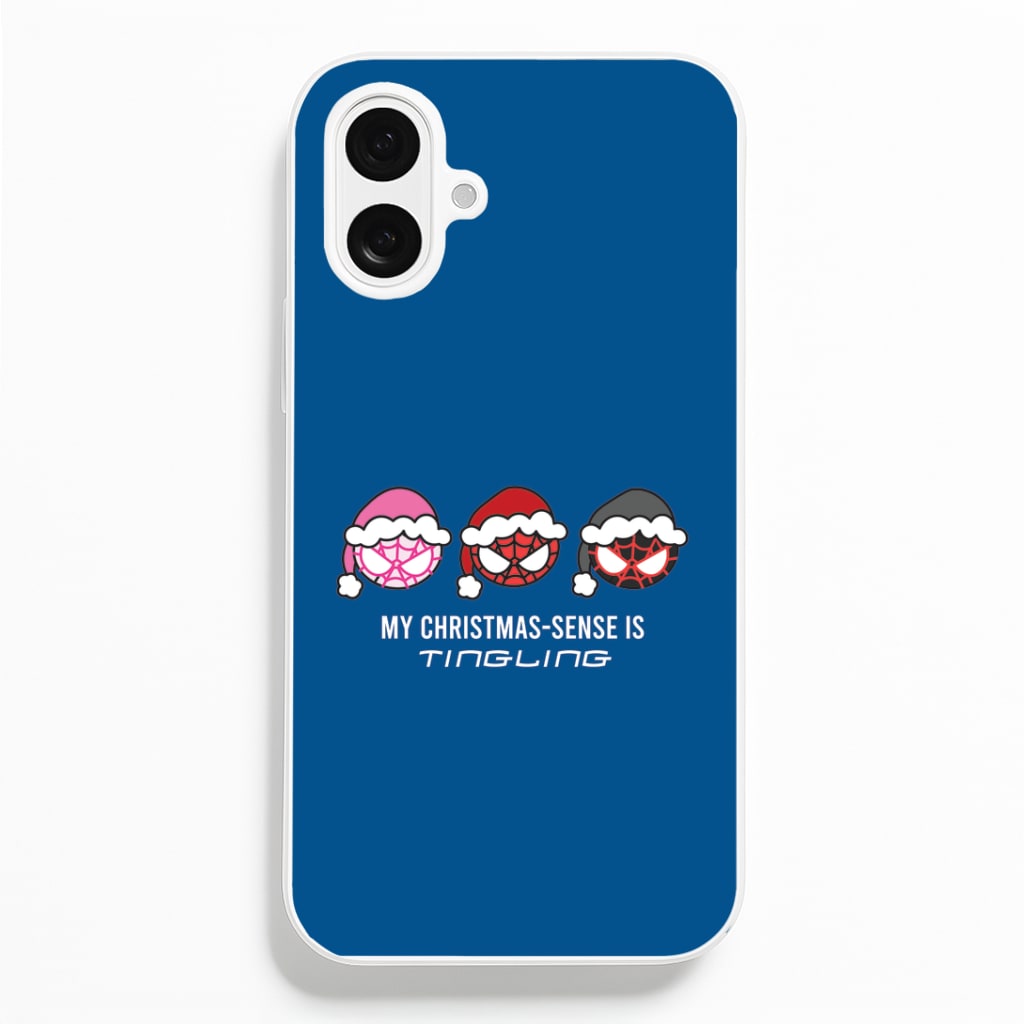 Spider Hero Christmas Sense iPhone 16 Plus Case