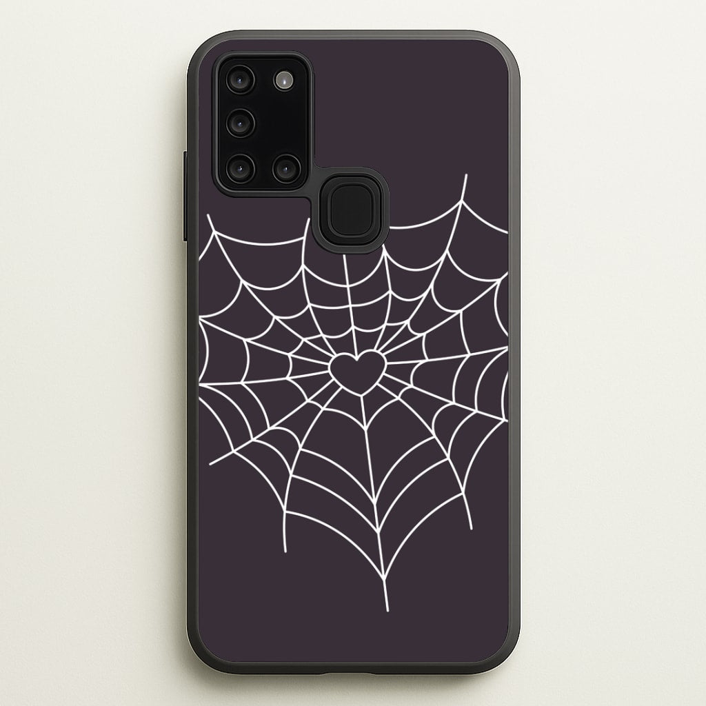 Spiderweb Hearts I Galaxy A21s Case