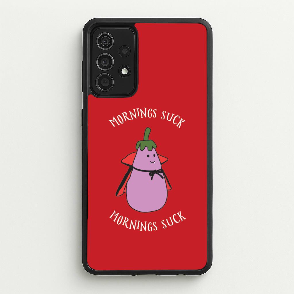 Mornings Suck Plush - Halloween Galaxy A52 / A52s Case