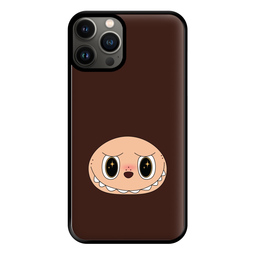 Cute Brown Monster Face iPhone 11 Pro Case