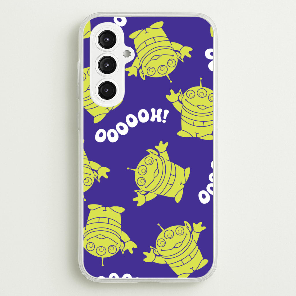 Toy Aliens Silhouette Pattern Galaxy S23FE Case