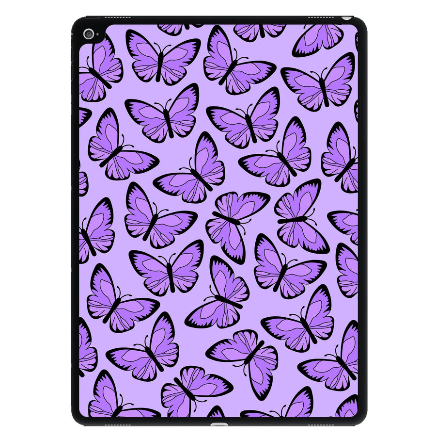 Purple Butterfly - Butterfly Patterns iPad Case