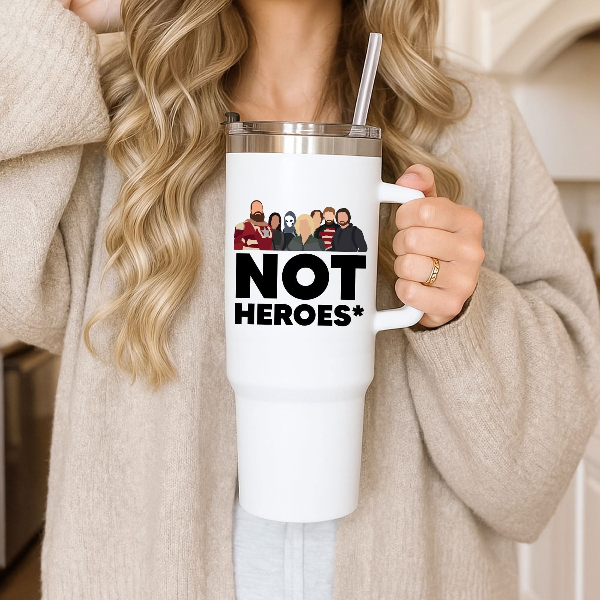 Not Heroes Tumbler