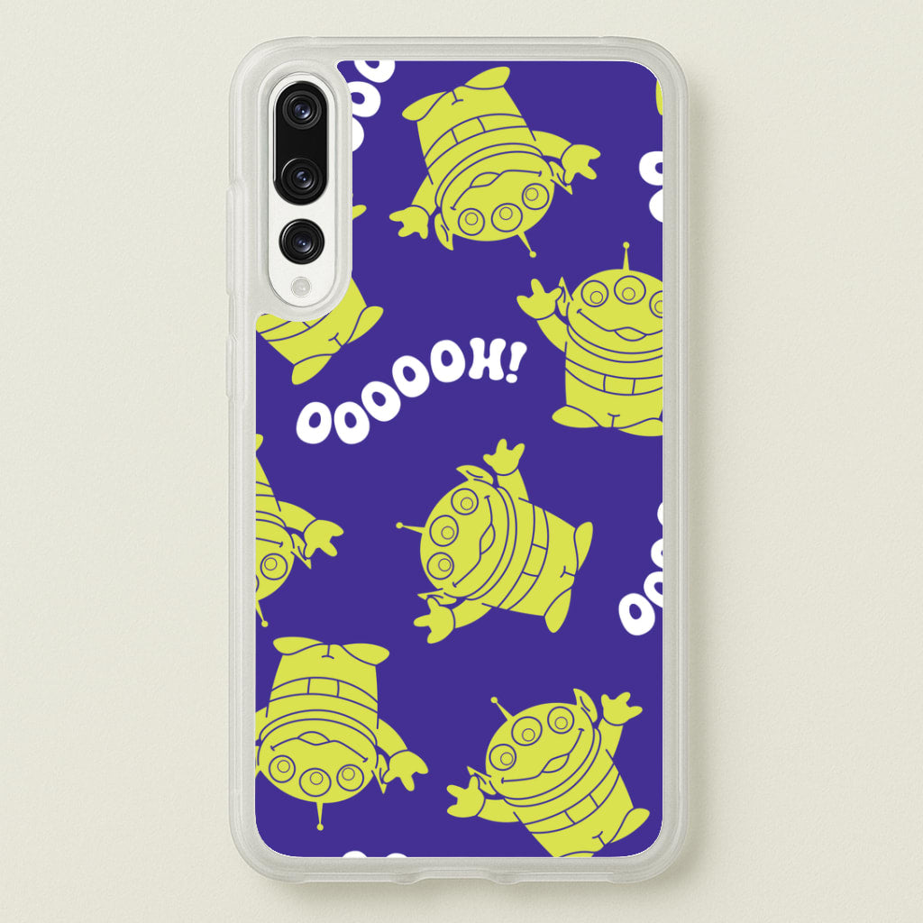 Toy Aliens Silhouette Pattern Huawei P20 Pro Case