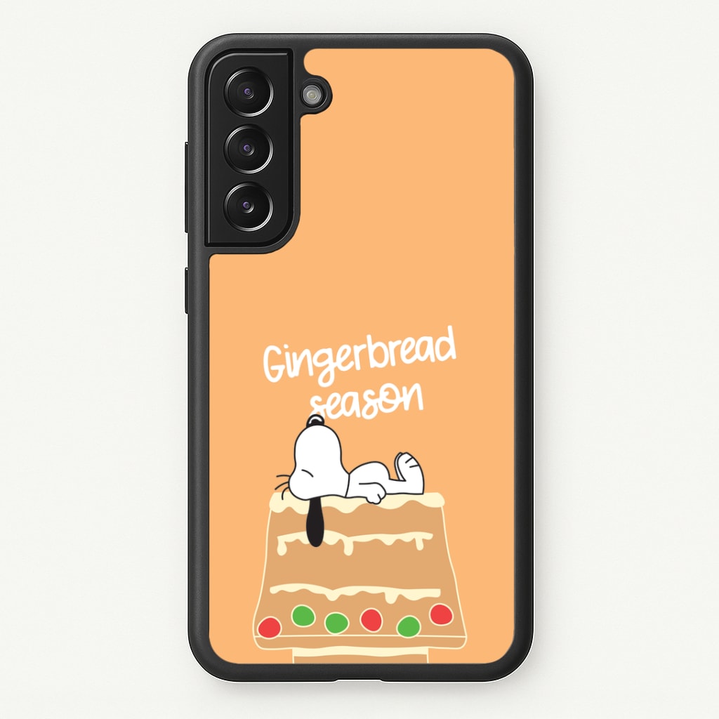 Cartoon Beagle Gingerbread House Galaxy S21 Plus Case