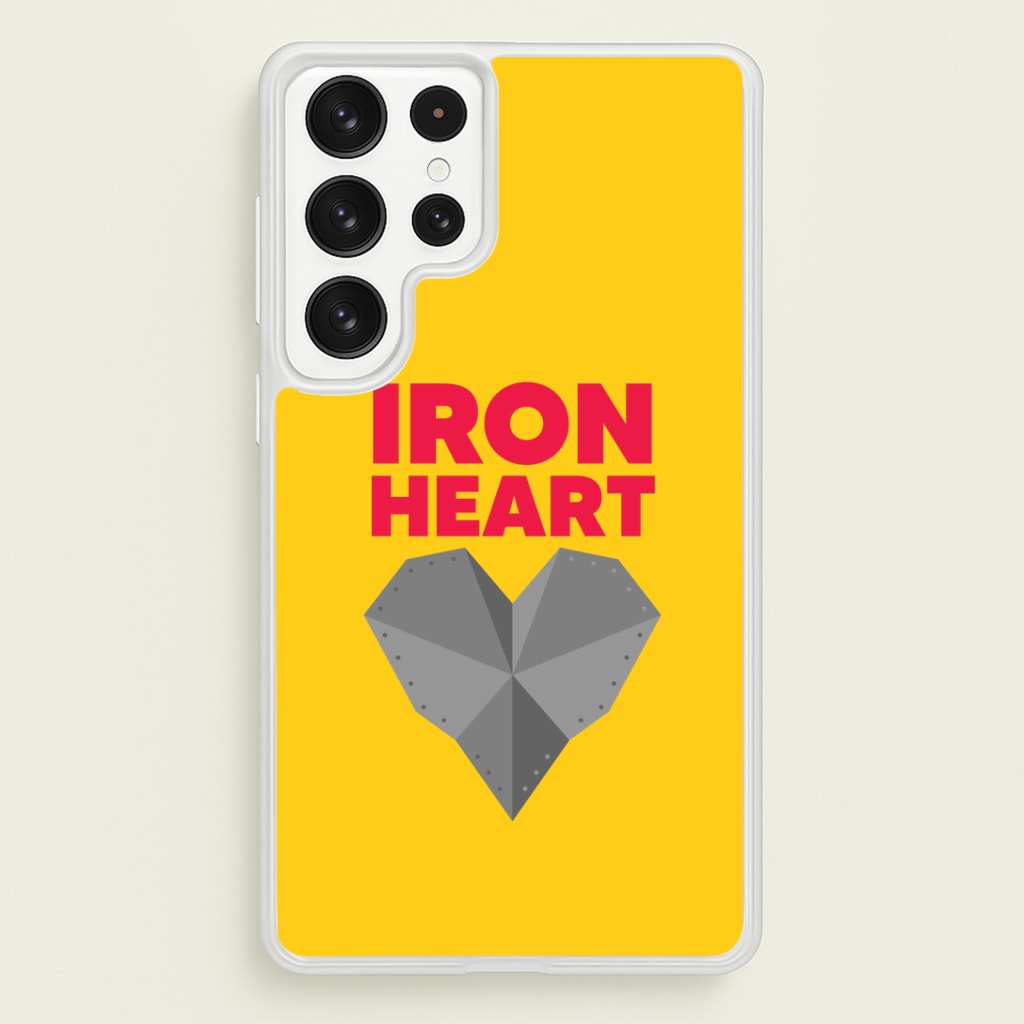 Metal Heart Galaxy S23 Ultra Case