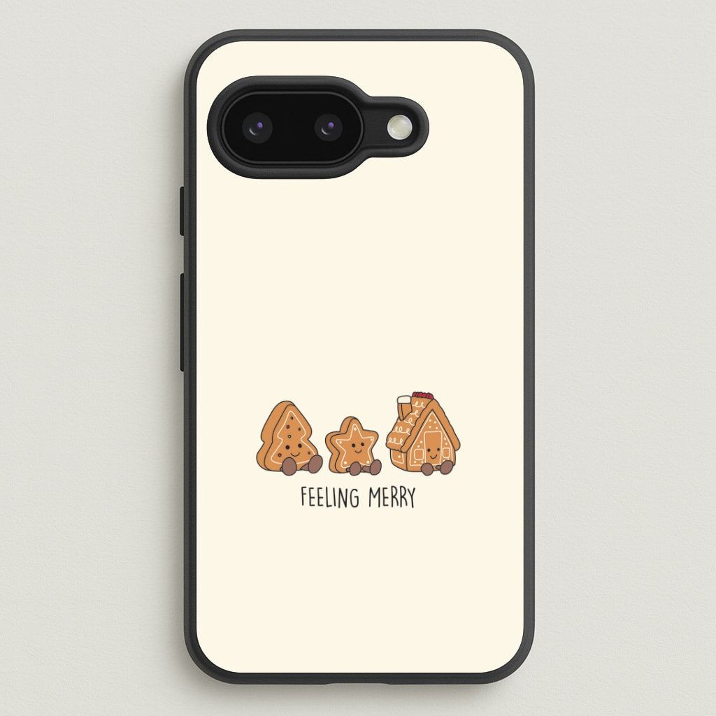 Gingerbread Plushies Quote Google Pixel 9a Case