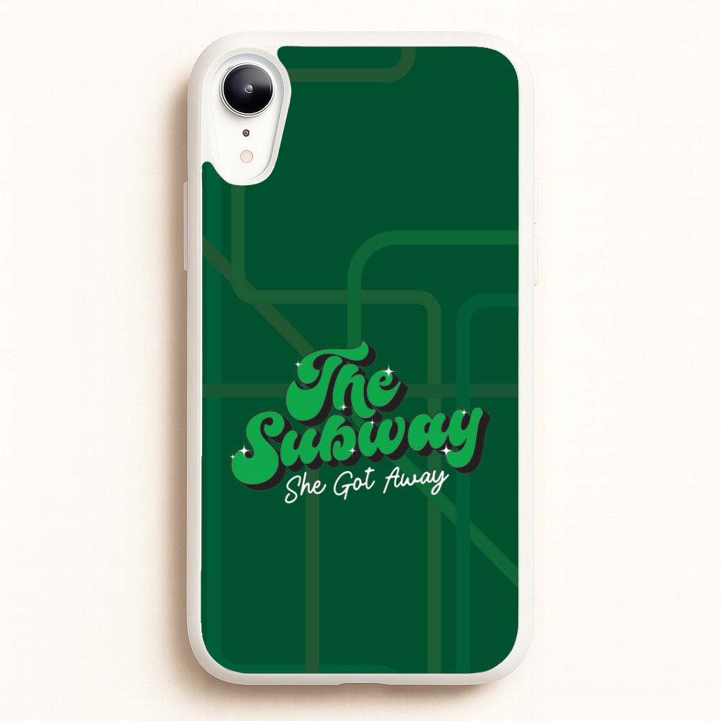 Subway Green iPhone XR Case