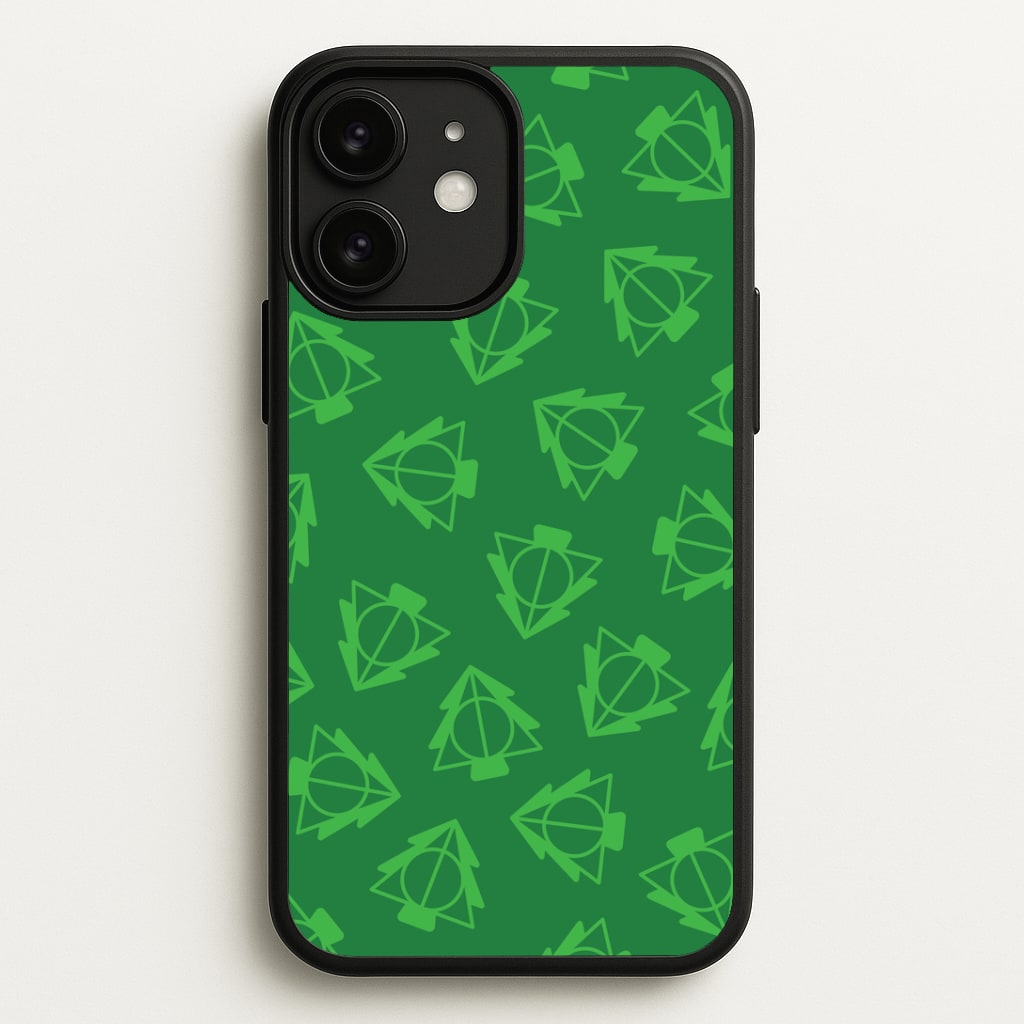 Christmas Tree Wizard Icon Pattern iPhone 11 Case