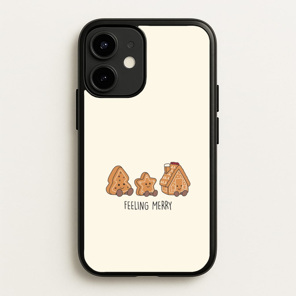 Gingerbread Plushies Quote iPhone 12 / 12 Pro Case