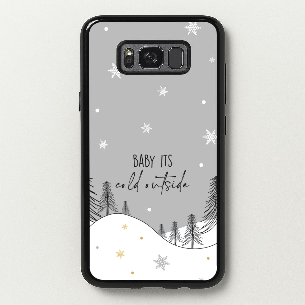 Baby It's Cold Outisde Landscape Galaxy S8 Case